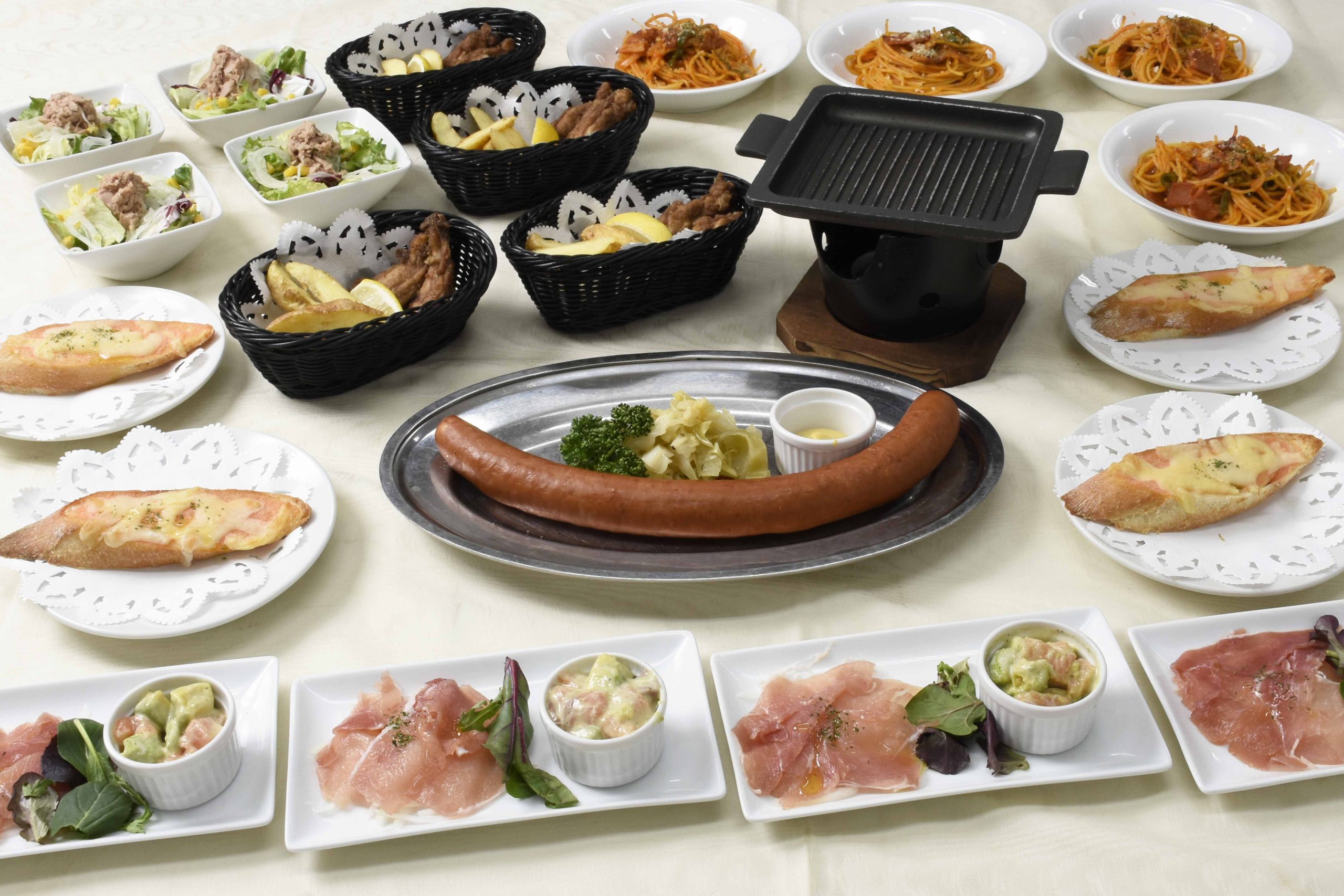 【2時間飲み放題付き】 ビアホールコース 4,500円（税込）