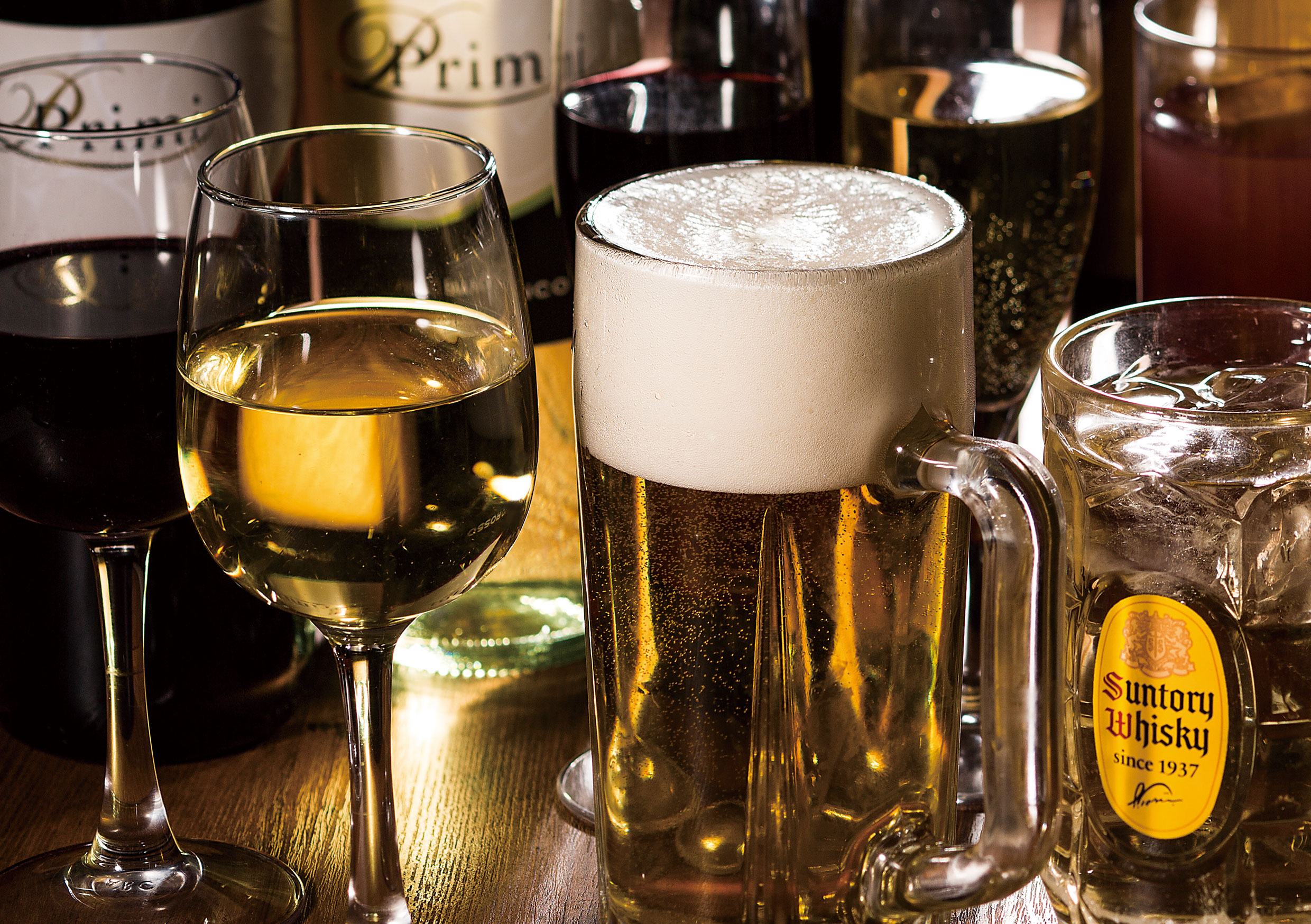 飲み放題メニュー ■瓶ビール ■ハイボール