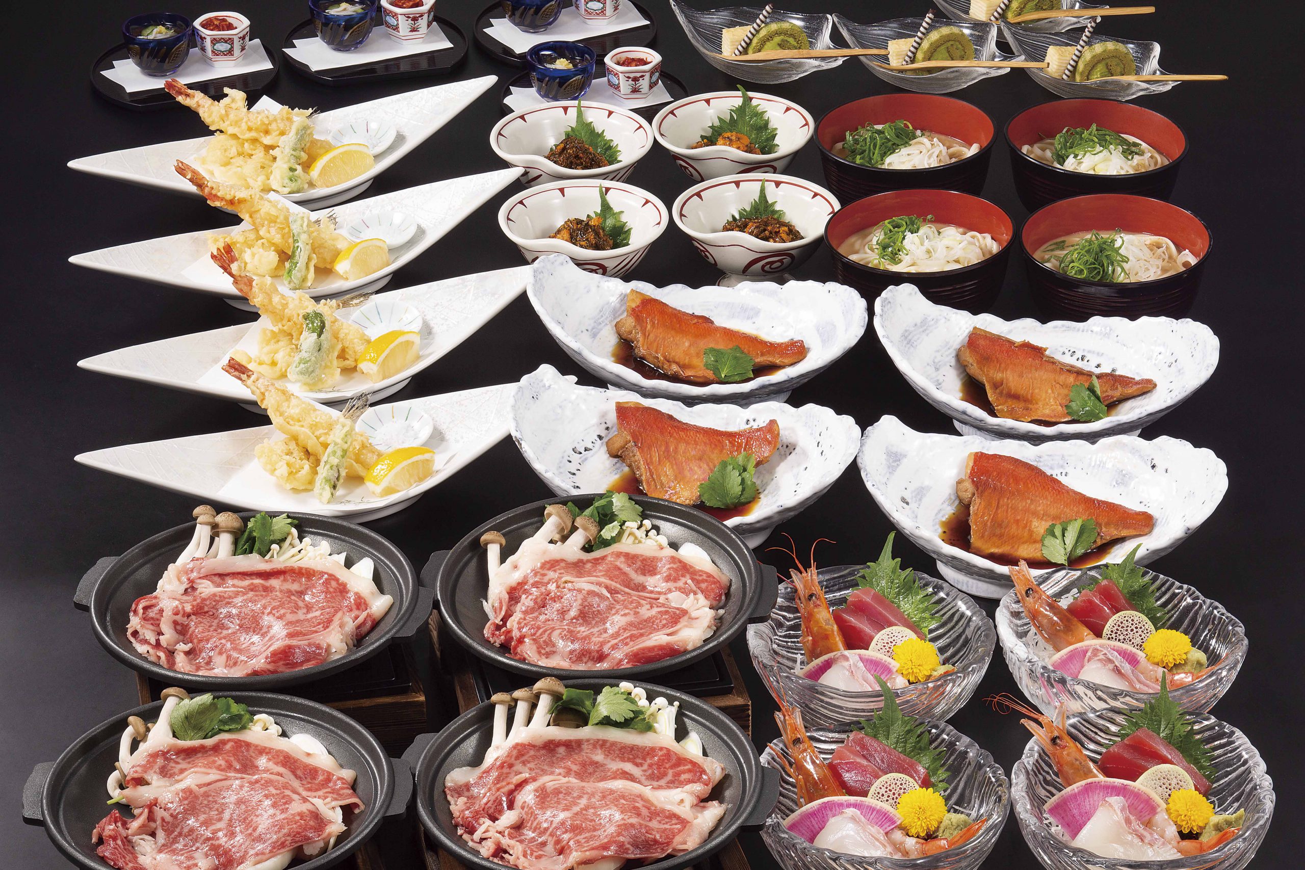 黒毛和牛の五徳焼きコース 【2時間飲み放題付き／全８品】 8,000円（税込）