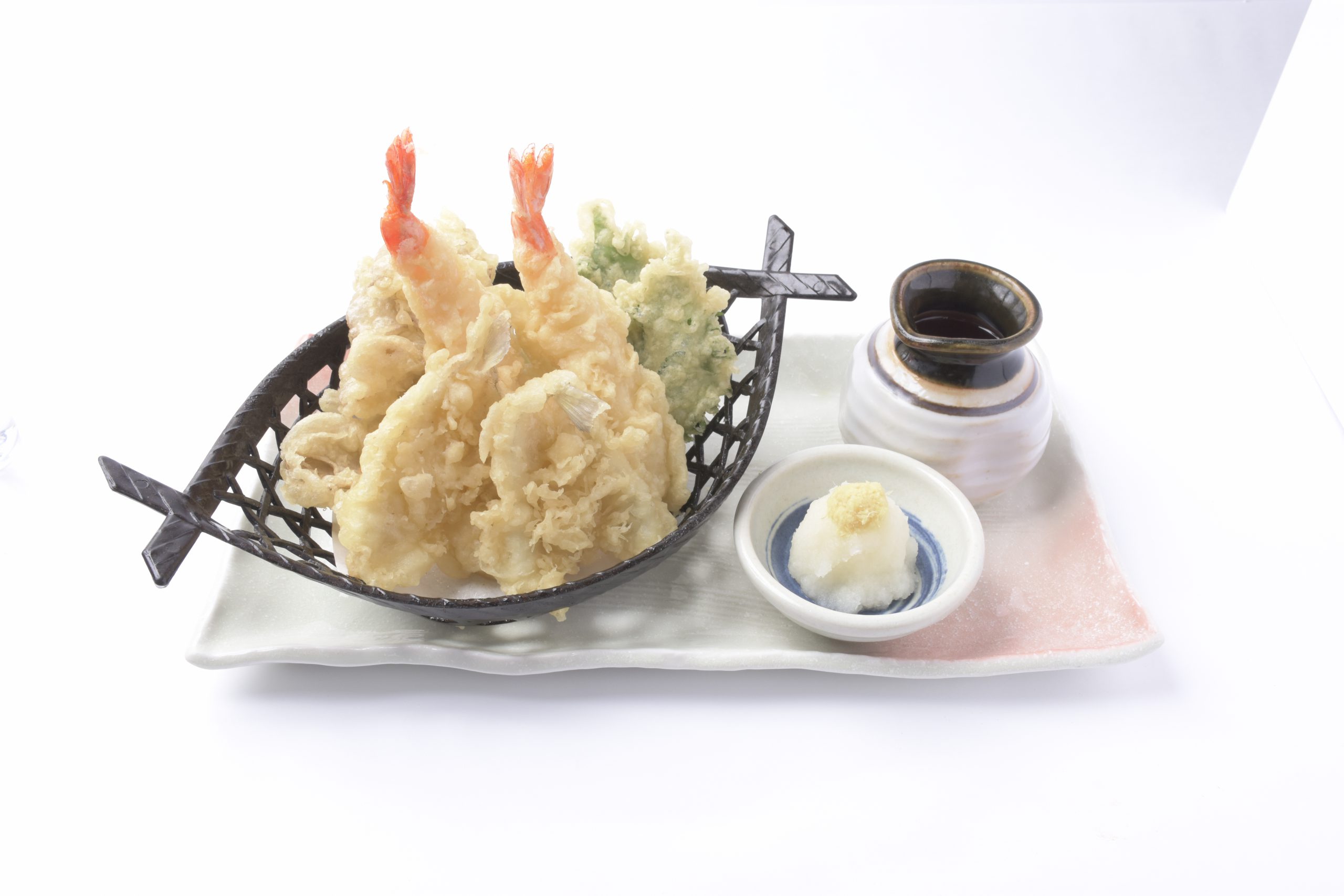 天ぷら盛合せ 1,200円(税込)