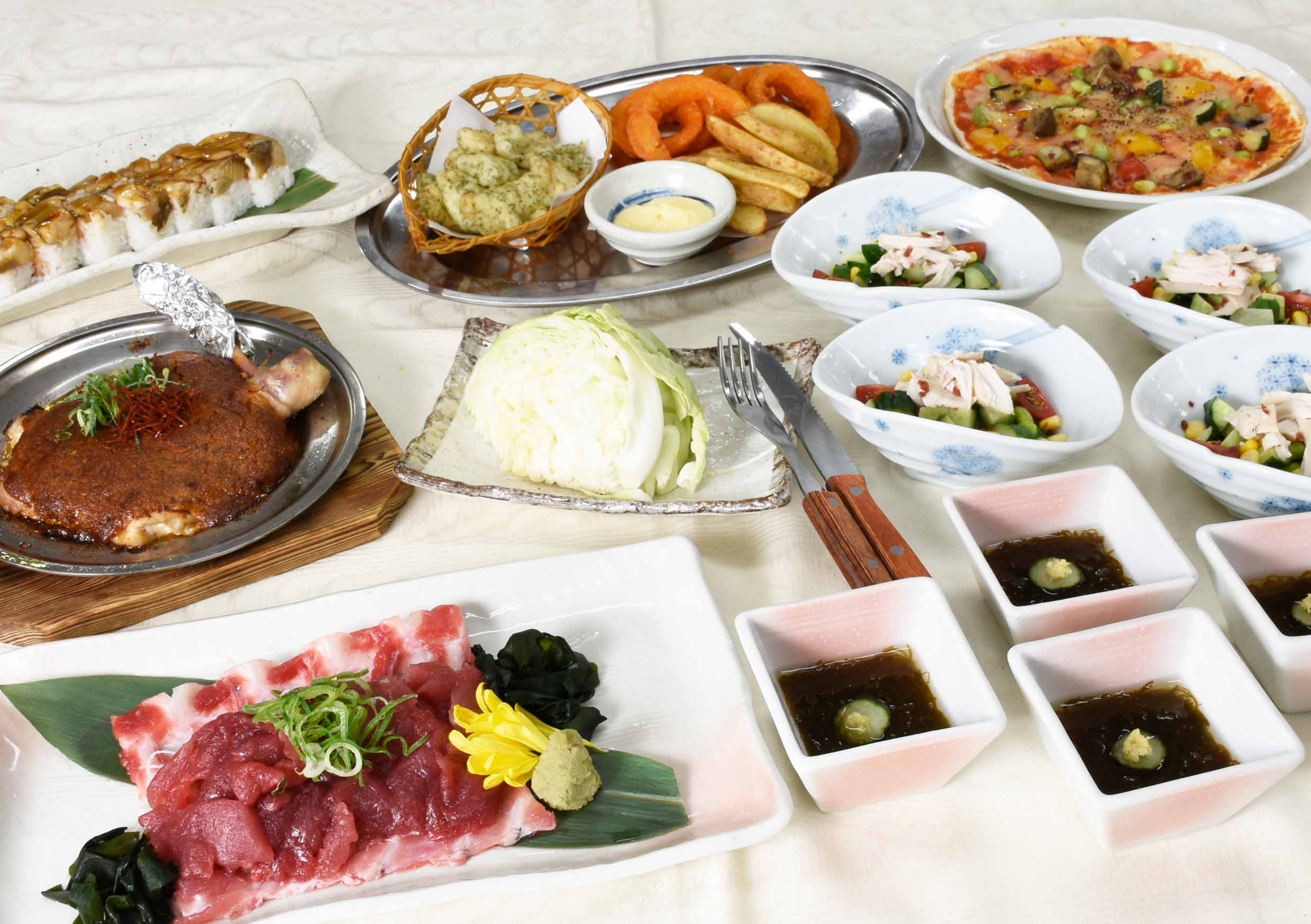名物！鶏ももの蛍火焼きコース 4,000円（税込） 【飲み放題付き　お料理全７品】
